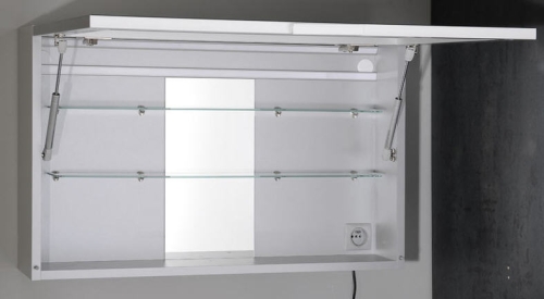 Sapho TAMARA teleszkópos felnyitható tükrösszekrény LED világítással 100x50x18 (22100)
