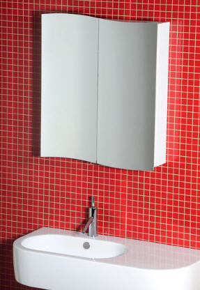 Sapho AURIGA Tükrös szekrény, 60x70x13 cm (44002)
