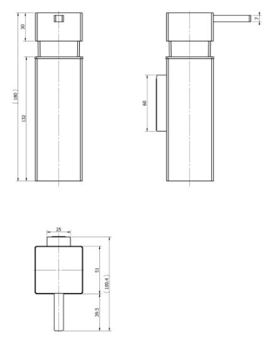Sapho Quella Szappanadagoló 150 ml (QE519)