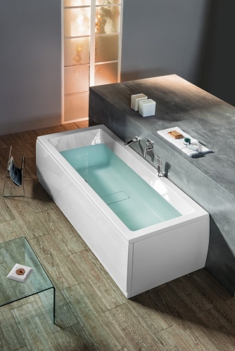 Sapho POLYSAN MARLENE 190x90 cm egyenes kád, fehér 71607