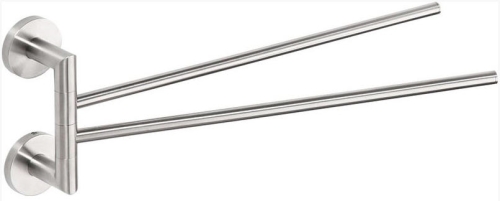 Sapho NEO dupla törölközőtartó mozgatható 42cm, inox (104204105)