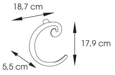 Sapho SISSI törölközőtartó, króm 337013