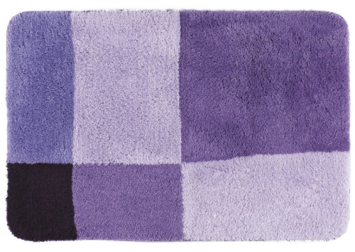 Sapho RIDDER PISA fürdőszobai kilépő csúszásmentes betéttel lila (717313)
