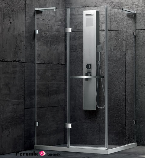 Feromix 90x120 cm-es nyíló ajtós zuhanykabin SR-1613-90
