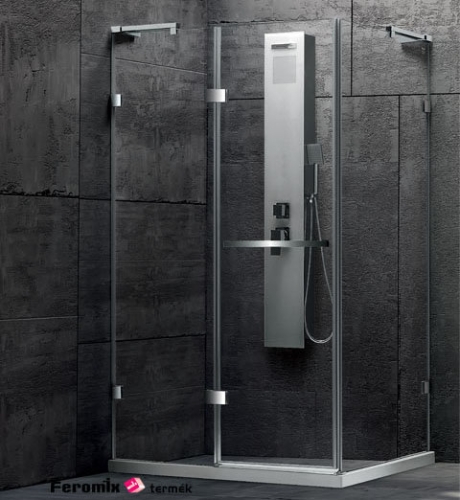Feromix 90x120 cm-es nyíló ajtós zuhanykabin SR-1613-90
