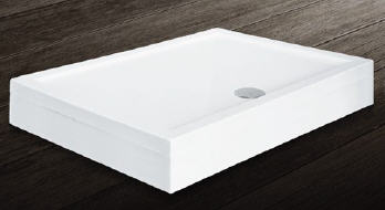 Niagara Wellness Leo-R 100x80 cm-es szögletes zuhanytálca