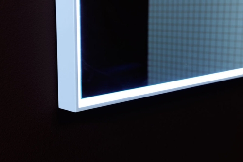 Sapho FLOAT tükör LED világítással fekvő, fehér (90x55 cm, #22561)