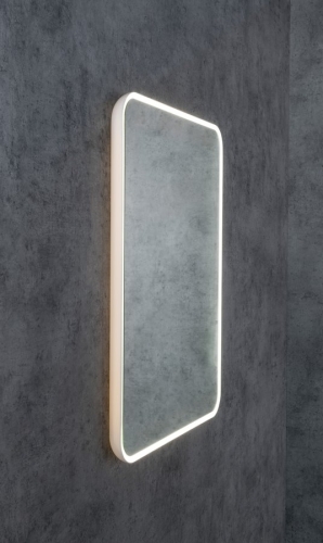 Sapho FLOAT 50x70cm tükör LED világítással, fehér 22571