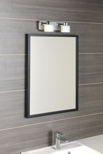 Sapho NORTE tükör fekete fa kerettel, 52x73x4 (NL539)
