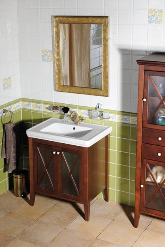 Sapho BERGARA tükör, arany színű fa kerettel, 64x84x3 (NL526)