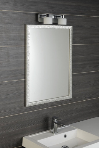 Sapho COMADE tükör ezüst színű fa kerettel, 55x75x2,5 (NL546)
