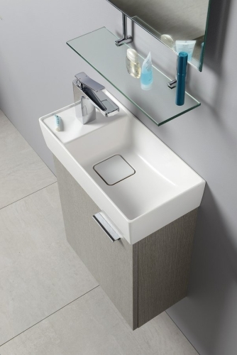 Sapho WEGA 70x80 cm tükör polccal, króm 60092-7