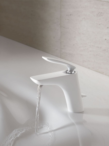 Kludi Balance White egykaros mosdócsaptelep, króm/fehér 520239175