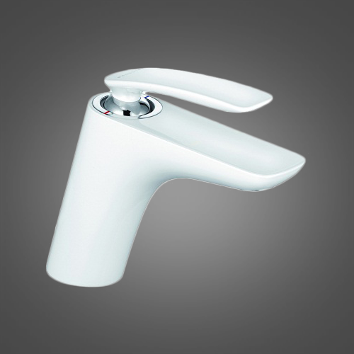 Kludi Balance White egykaros mosdócsaptelep, króm/fehér 520269175