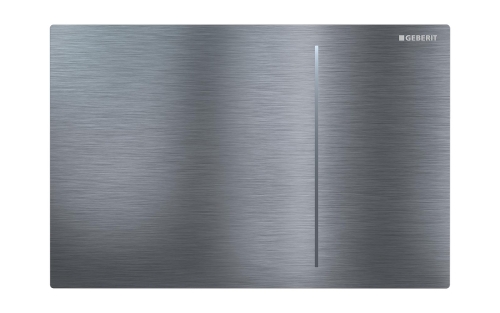 Geberit Sigma70 nyomólap szálcsiszolt rozsdamentes acél Sigma 12 cm-es tartályhoz 115.620.FW.1