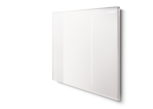 Geberit Sigma70 nyomólap fehér üveg Sigma 12 cm-es tartályhoz 115.620.SI.1 (115620SI1)