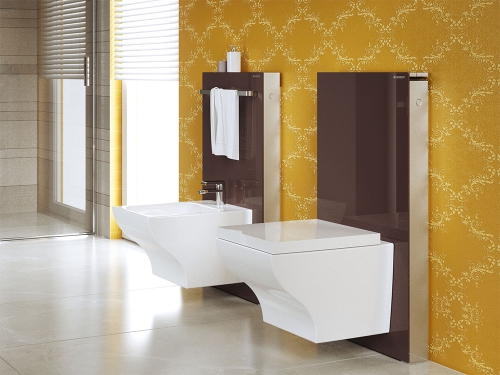 Geberit Monolith WC-modul umbra barna üveggel fali wc-hez 131.021.SQ.1