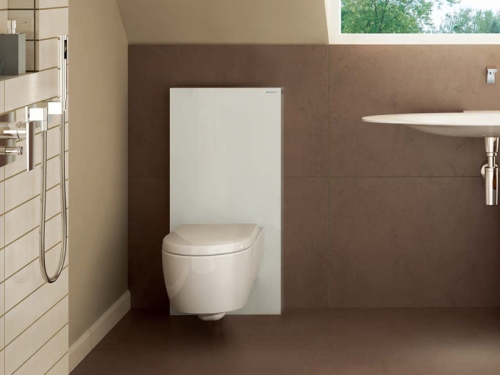 Geberit Monolith WC-modul fehér üveggel fali wc-hez 131.021.SI.1