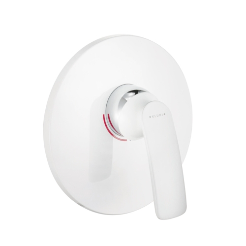 Kludi Balance White falsík alatti egykaros zuhanycsaptelep, króm/fehér 526559175