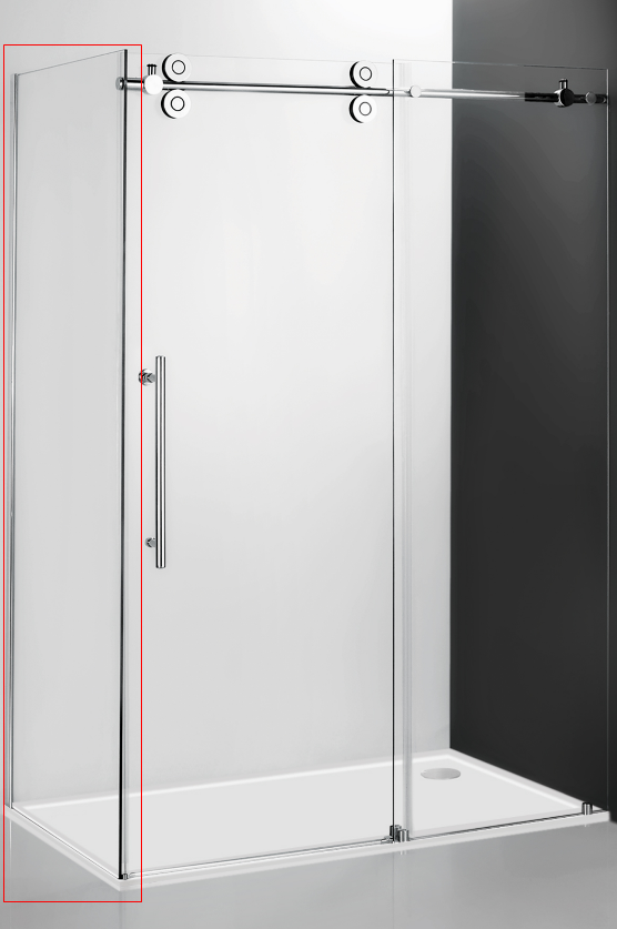 Roltechnik Kinedoor Line Kib 1000 zuhany oldalfal (brillant, transparent, 971-1000000-00-02)