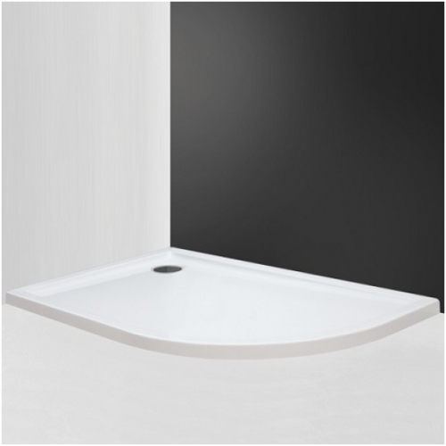 Roltechnik Flat Asymmetric íves aszimmetrikus zuhanytálca (120x80 cm, jobbos, #8000246)