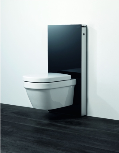 Geberit Monolith WC-modul fekete üveggel fali wc-hez 131.021.SJ.1