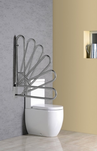 Sapho DISABLE Kapaszkodó felnyitható 60 cm, inox (301102071) XH516