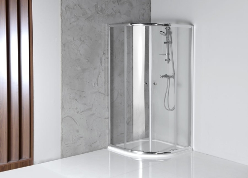 Sapho AQUALINE ARLETA 80x80 íves zuhanykabin, transzparent üveggel HLS800