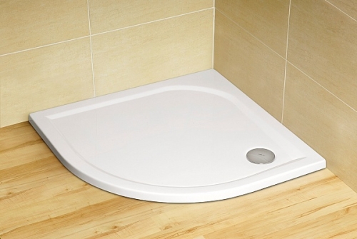 Radaway Delos A negyedköríves zuhanytálca (beépíthető, 85x85 cm, #SDA8585-01)