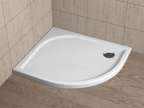 Radaway Delos E 90x80 cm aszimmetrikus zuhanytálca (beépíthető / balos, 90x80 cm, #SDE9080-01L)