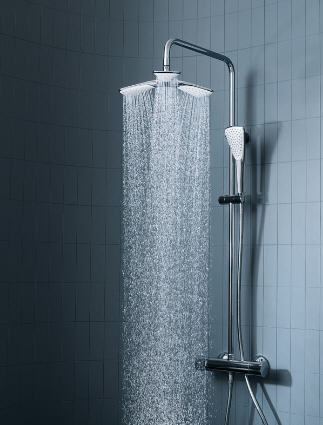KLUDI FIZZ THERMOSTAT DUAL SHOWER SYSTEM 6709505-00
