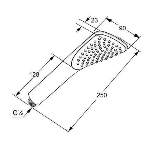 Kludi Fizz 1S kézizuhany 6760005-00