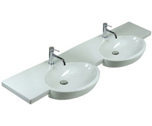Villeroy & Boch Variable 160x51 cm-es dupla mosdó 5147H001