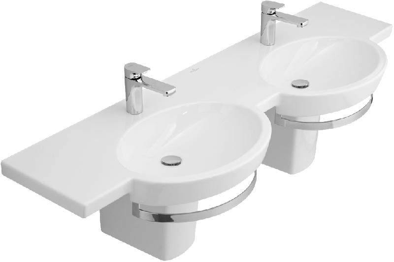 Villeroy & Boch Variable 160x51 cm-es dupla mosdó 5147H001