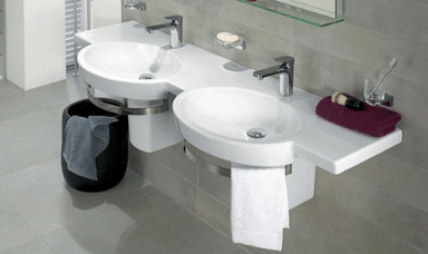 Villeroy & Boch Variable 160x51 cm-es dupla mosdó 5147H001