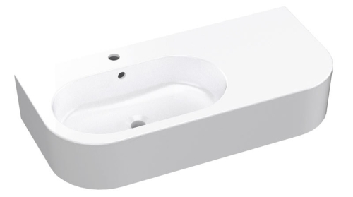 Sapho KERASAN FLO 90x42 cm aszimmetrikus mosdó (314401)
