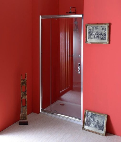 Sapho SIGMA nyíló zuhanyajtó beépítési mérete 90-104 cm (SG1223)