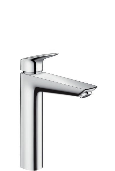 Hansgrohe Logis egykaros magasított mosdócsaptelep kerámiabetét kétféle átfolyási mennyiséggel 71095 000 (71095000)