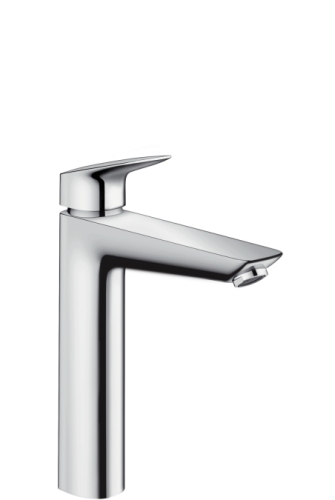 Hansgrohe Logis egykaros magasított mosdócsaptelep kerámiabetét kétféle átfolyási mennyiséggel 71095 000 (71095000)