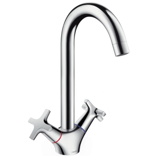 Hansgrohe Logis Classic kétkaros mosogató csaptelep 71285 000 (71285000)