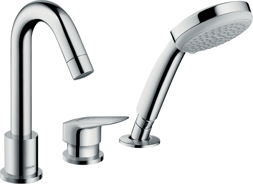 Hansgrohe Logis 3-lyukú peremre szerelhető kádcsaptelep 71313 000 (71313000)