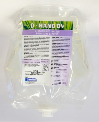 Merida D-HAND-QV teljes hatásspektrumú kézfertőtlenítő 880 ml (SMOD D-Hand QV)