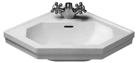 Duravit 1930 59,5x45 cm-es sarokkézmosó 0793420000