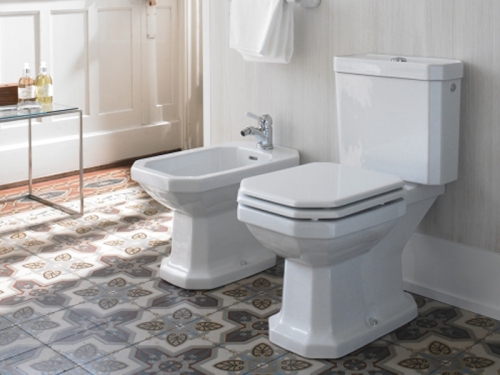 Duravit 1930 alsó kifolyású monoblokkos wc, tartály nélkül 0227010000