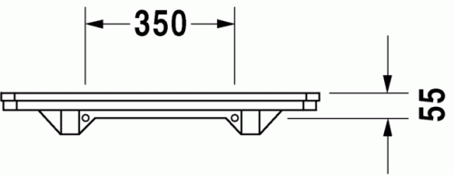 Duravit 1930 Polc 75 cm 0892750000