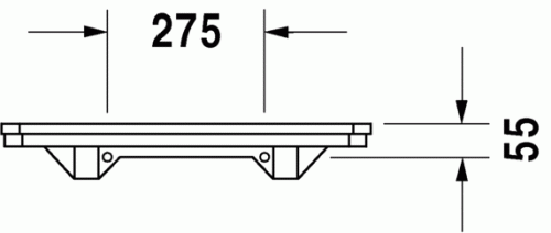 Duravit 1930 Polc 650 mm 0892650000