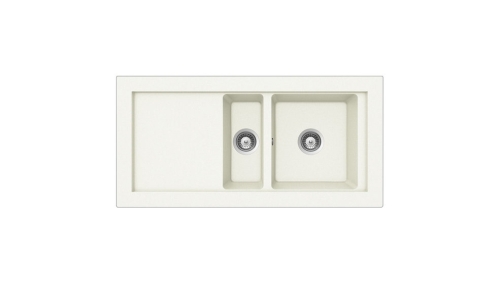 Teka Aura 60 B TG gránit mosogató, fehér 88401