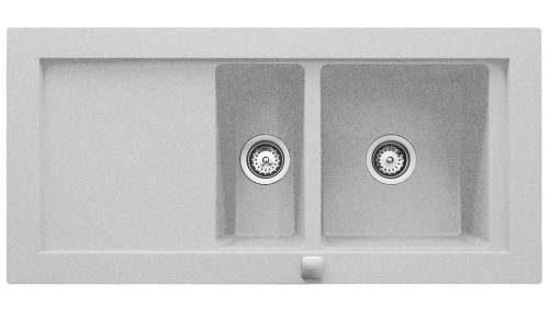 Teka Aura 60 B TG gránit mosogató, Metálszürke 88565