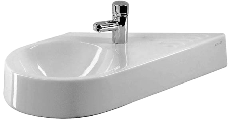 Duravit Architec 64,5x41 cm kézmosó medence balra 0764650000