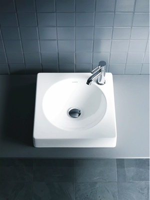 Duravit Architec 50x50 cm ráültethető mosdó csaplyuk jobbra 0320500008